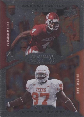 2008 Upper Deck Draft Edition Frank Okam Malcolm Kelly #246