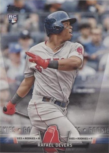 スポーツ選手 2018 Topps Throwback Rafael Devers PSA 9 2018 TOPPS #18 RAFAEL DEVERS *ROOKIE BATTING PSA 10 GEM MINT