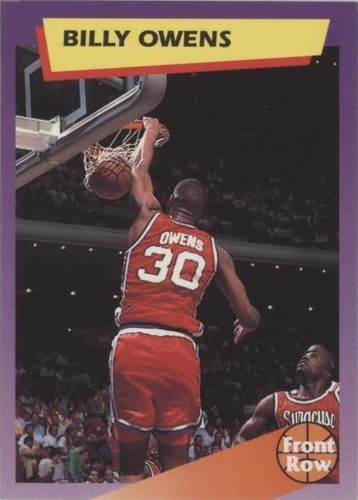 1991-92 Front Row Dream Picks - Billy Owens #19