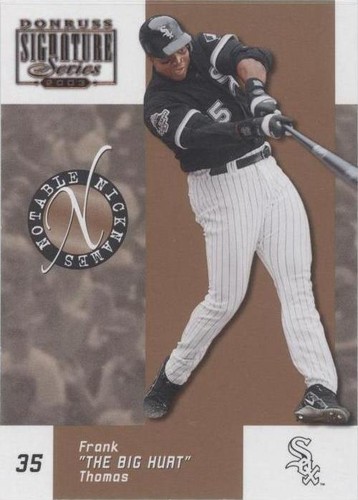 2003 Donruss Signature Series - Frank Thomas #NN-9
