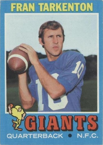 Fran Tarkenton Football Sports Trading Cards