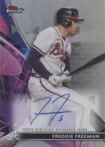 2021 Topps Finest - Freddie Freeman #FA-FF
