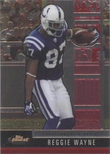 2008 Topps Finest Reggie Wayne #53