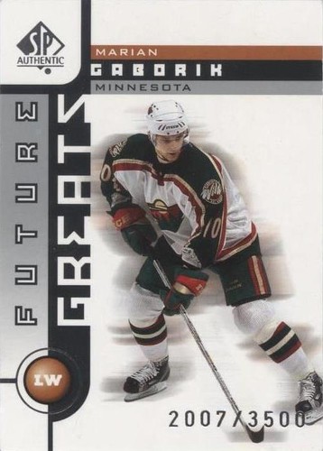 2001-02 SP Authentic - Marian Gaborik #123