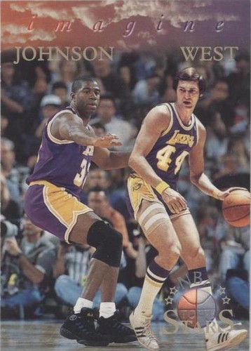1996 Topps Stars - Magic Johnson/Jerry West #I-8
