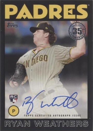 2021 Topps - Ryan Weathers #86B-RW