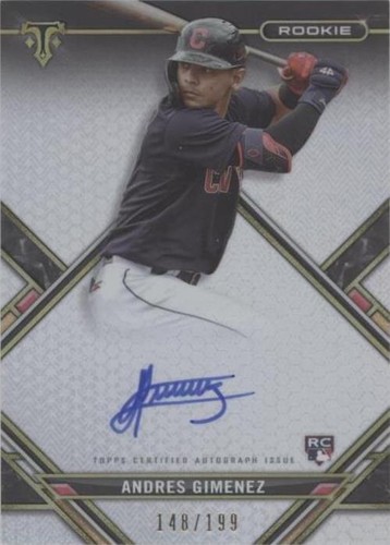 2021 Topps Triple Threads - Andres Gimenez #RAC-AG