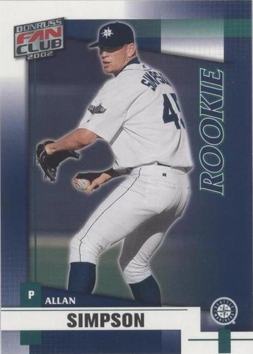 2002 Donruss Fan Club - Allan Simpson #260