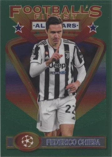 2021-22 Topps Finest Flashbacks UCL Federico Chiesa #141