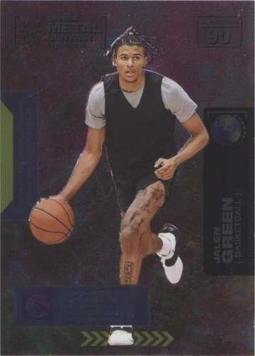 2021 Skybox Metal Universe Champions - Jalen Green #90