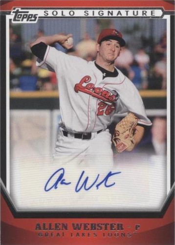 2011 Topps Pro Debut - Allen Webster #SSA-AWE