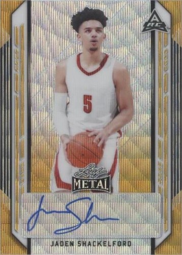 2021-22 Leaf Metal - Jaden Shackelford #BA-JS2