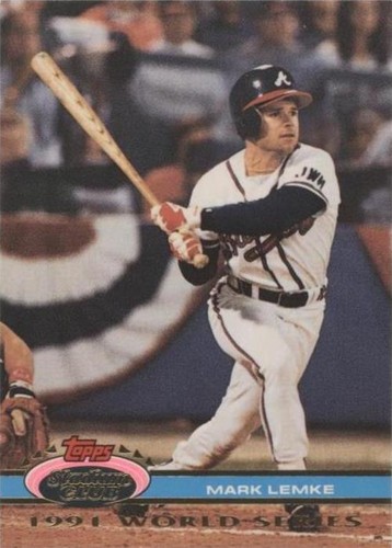 1991 Topps Stadium Club Skydome - Mark Lemke #105