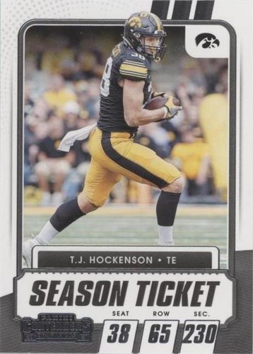 2021 Panini Contenders Draft Picks T.J. Hockenson #99