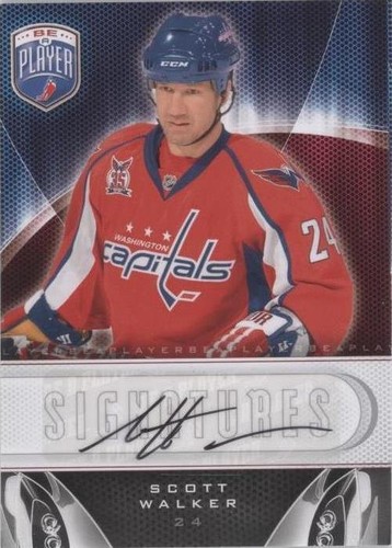2009-10 Upper Deck Be a Player - Scott Walker #S-WK