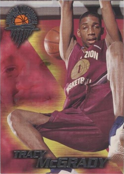 1997 Wheels Rookie Thunder - Tracy McGrady #9