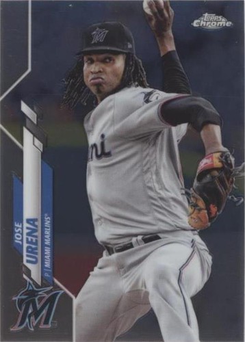 2020 Topps Chrome - Jose Urena #185