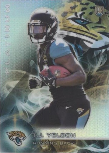2015 Topps Platinum T. J. Yeldon #121