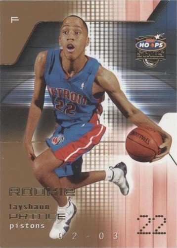 2002-03 NBA Hoops Stars - Tayshaun Prince #194