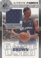 2003-04 SP Game Used - Kwame Brown #KB-J