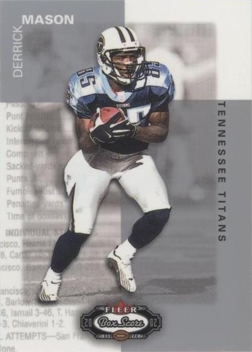 2002 Fleer Box Score Derrick Mason #80