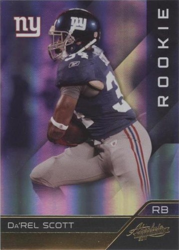 2011 Panini Absolute Memorabilia Da'Rel Scott #130