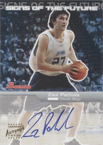 2003-04 Bowman Rookies & Stars - Zaza Pachulia #SFA-ZP