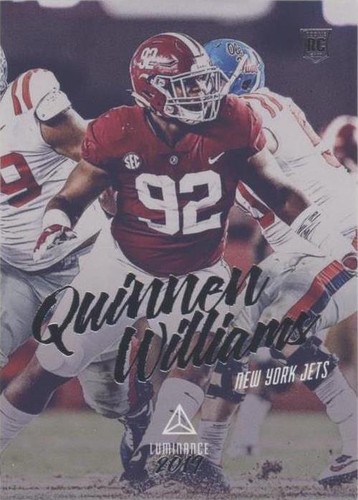 2019 Panini Luminance Quinnen Williams #116