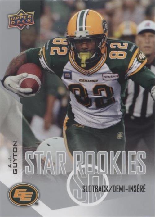 2014 Upper Deck CFL A.J. Guyton #156