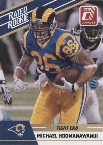 2010 Donruss Rated Rookie Michael Hoomanawanui #71