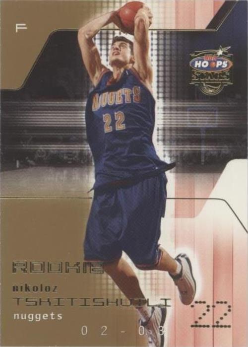 2002-03 NBA Hoops Stars - Nikoloz Tskitishvili #182