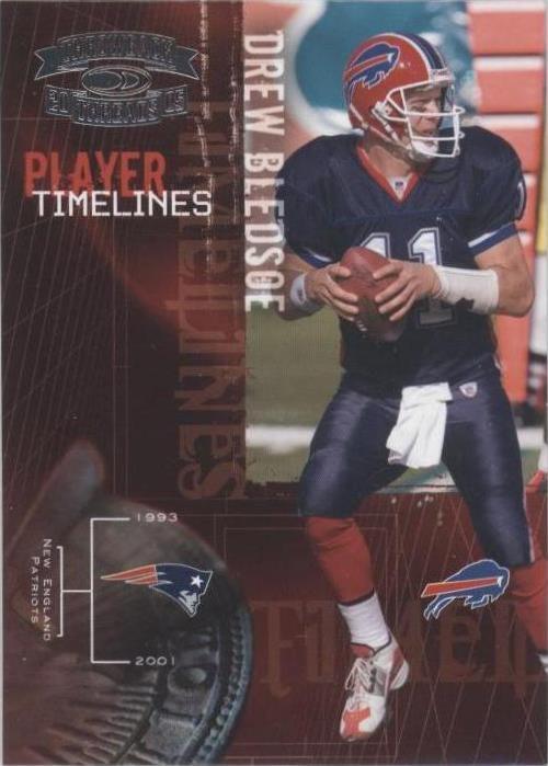 2005 Donruss Throwback Threads Drew Bledsoe #PT-9