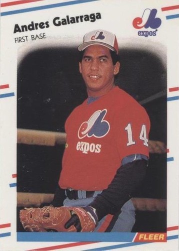 1988 Fleer - Andres Galarraga #184