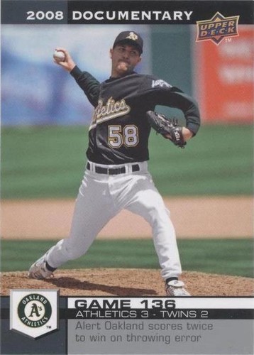 2008 Upper Deck Documentary - Justin Duchscherer #4050