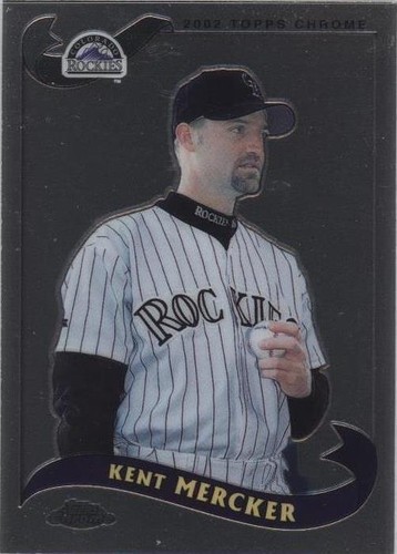 2002 Topps Chrome Traded & Rookies - Kent Mercker #T35