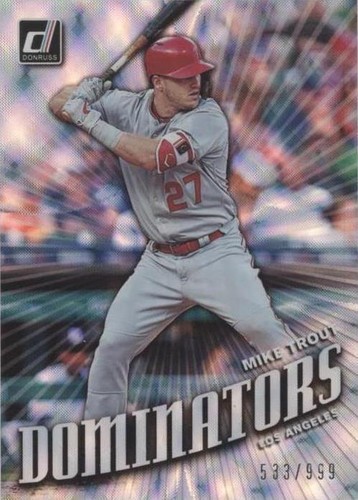 2019 Panini Donruss - Mike Trout #D1
