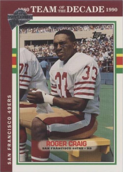 2004 Topps favoritos de los fanáticos de todos los tiempos Roger Craig #73
