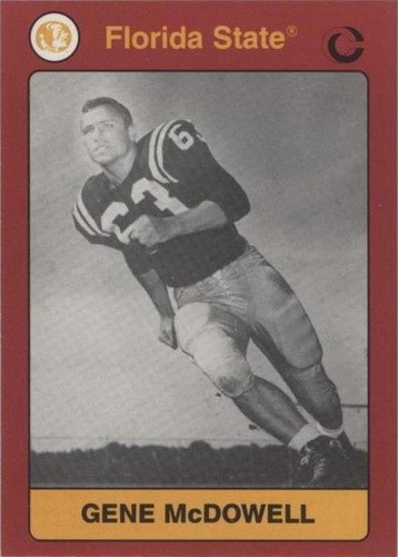1991 Collegiate Collection Florida State Seminoles Gene McDowell #191