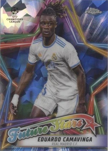 2021-22 Topps Chrome UCL Sapphire Edition Eduardo Camavinga #FS-12