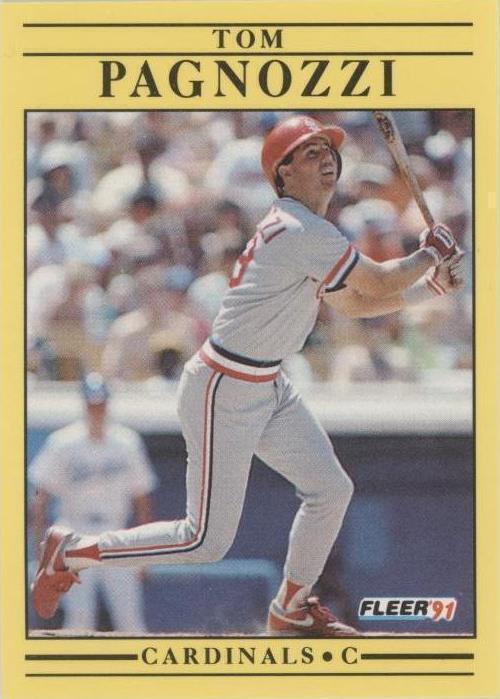 Fleer 1991 - Tom Pagnozzi #641
