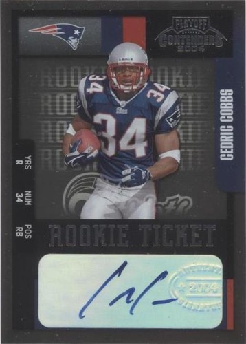 2004 Playoff Contenders Cedric Cobbs #114