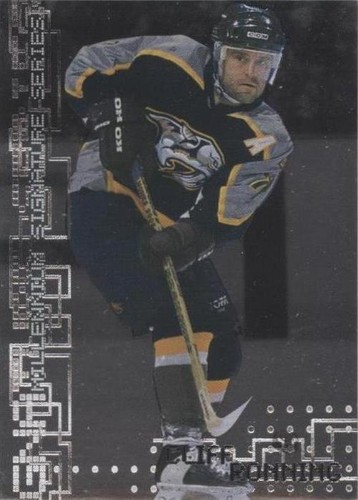 1999-00 In the Game Be A Player Millennium Signature Series - Cliff Ronning #137