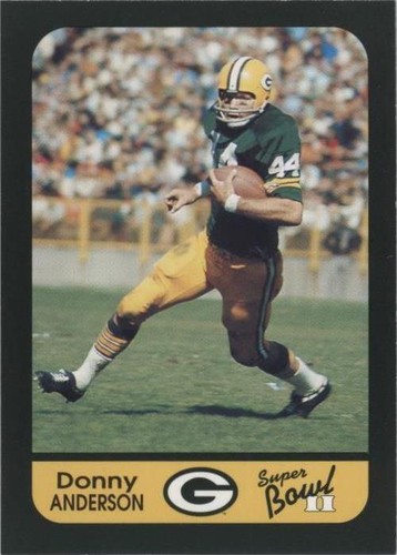 1991 Champion Cards Green Bay Packers Super Bowl II 25th Anniversary Donny Anderson #32