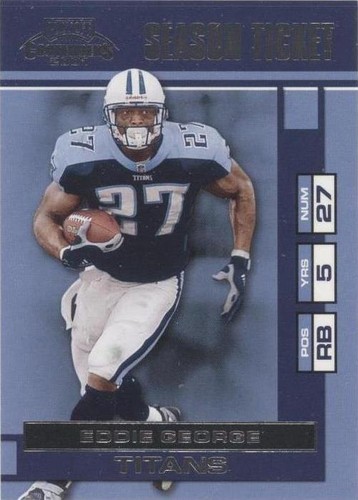2001 Playoff Contenders Eddie George #95