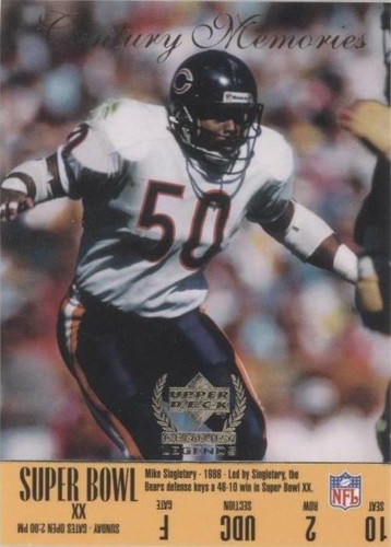 1999 Upper Deck Century Legends Mike Singletary #178