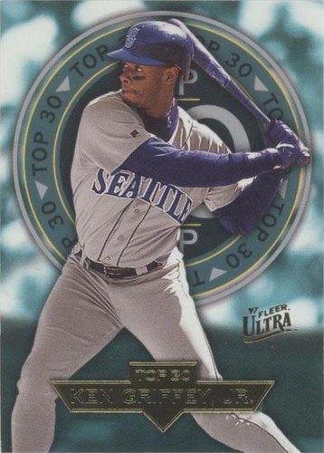 KEN GRIFFEY JR. 1997 Fleer Ultra THUNDERCLAP HOLOFOIL INSERT 