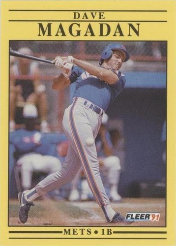 1991 Fleer - Dave Magadan #153