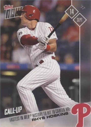 2017 Topps Now - Rhys Hoskins #604
