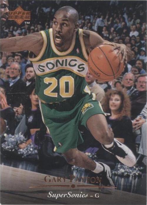 Cubierta superior 1995-96 - Gary Payton #17