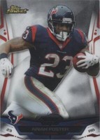 2014 Topps Finest Arian Foster #76